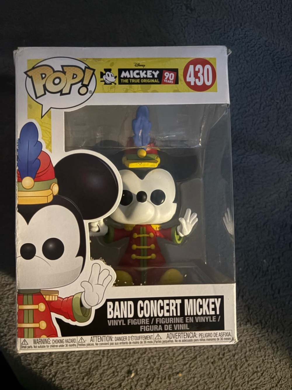 Funko Band Concert Mickey Pop! Figure - Red, Yellow, Blue